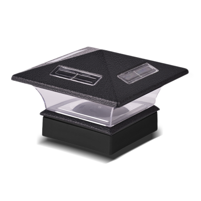 2211-F26 BL Holz wasserdichte Zaunpfostenkappenleuchte