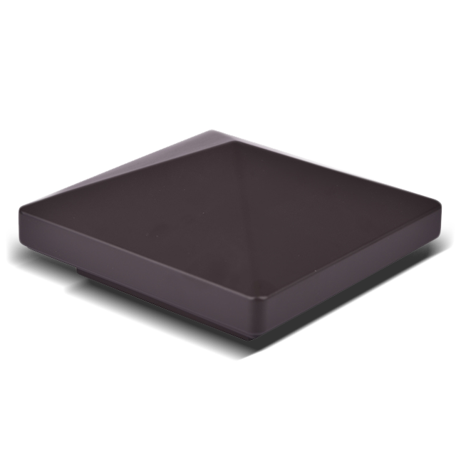 2211-FC Hochwertige, praktische silberne quadratische Pfostenkappe aus Kunststoff 2211-FC Hochwertige, praktische silberne quadratische Pfostenkappe aus Kunststoff