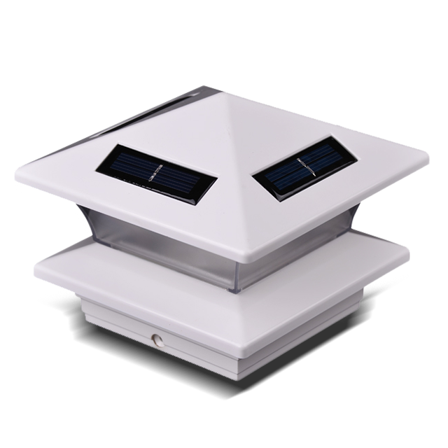 2211-NF24 WH Weiße Außenpfostenkappen-Lichtzaun-Gartenleuchten 2211-NF24 WH Weiße Außenpfostenkappen-Lichtzaun-Gartenleuchten