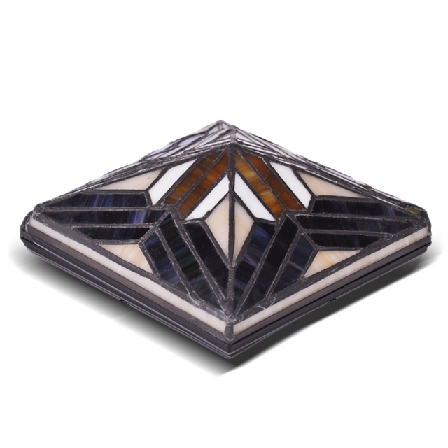 2211-TC3 Tiffany Splicing nützliche Glaspfostenkappe 2211-TC3 Tiffany Splicing nützliche Glaspfostenkappe