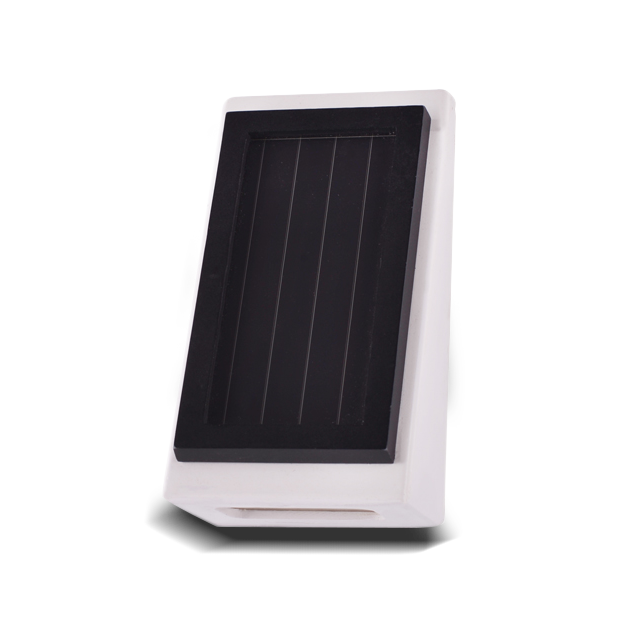 2211-W4-W4S Weiße wasserdichte LED-Solarwandleuchte für den Außenbereich