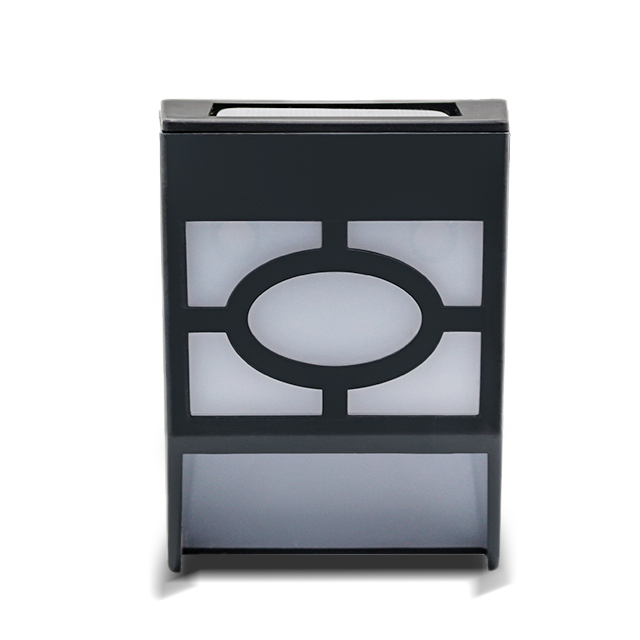 NBL-SWL-9 Schwarze Solar-Wandleuchte mit Polysilizium-Panel für den Außenbereich